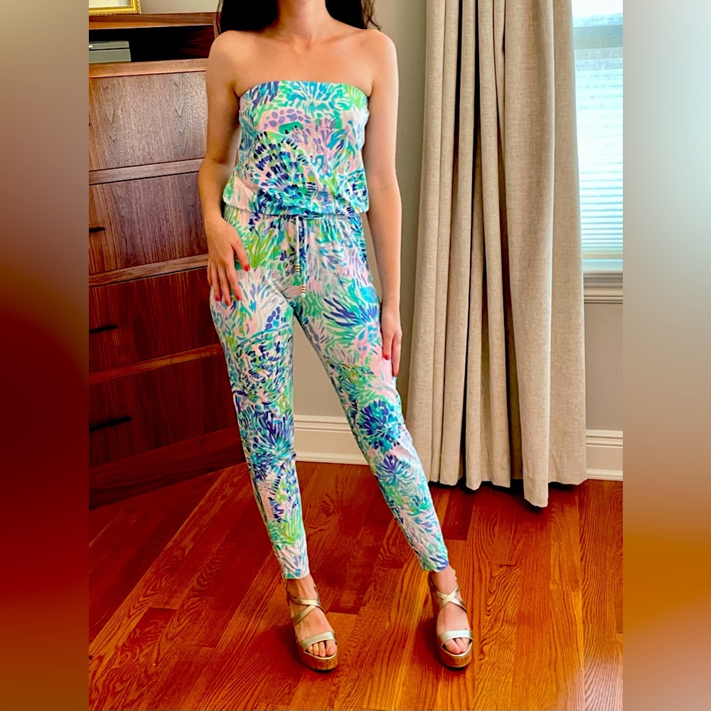 Lilly Pulitzer KEELY jumpsuit in XXS. NWT